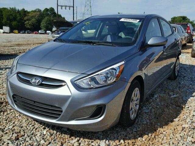 KMHCT4AE3HU355542 - 2017 HYUNDAI ACCENT SE GRAY photo 2