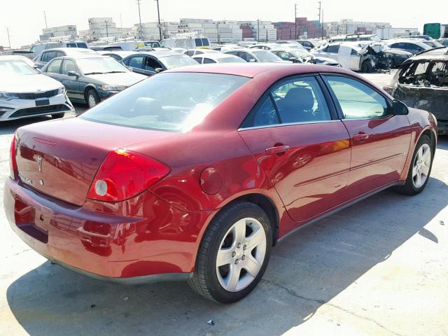 1G2ZG57B294126779 - 2009 PONTIAC G6 RED photo 4