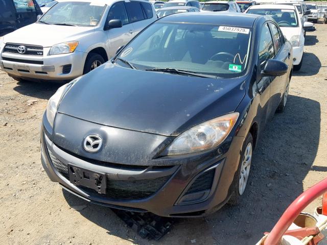 JM1BL1SG5A1351286 - 2010 MAZDA 3 I BLACK photo 2