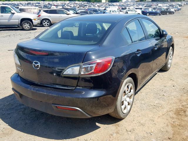 JM1BL1SG5A1351286 - 2010 MAZDA 3 I BLACK photo 4