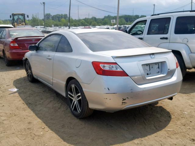 2HGFG11236H523627 - 2006 HONDA CIVIC DX SILVER photo 3