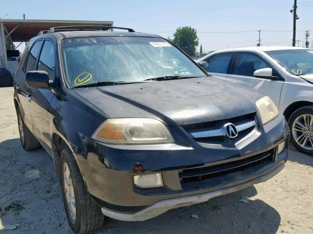 2HNYD18275H538968 - 2005 ACURA MDX BLACK photo 1