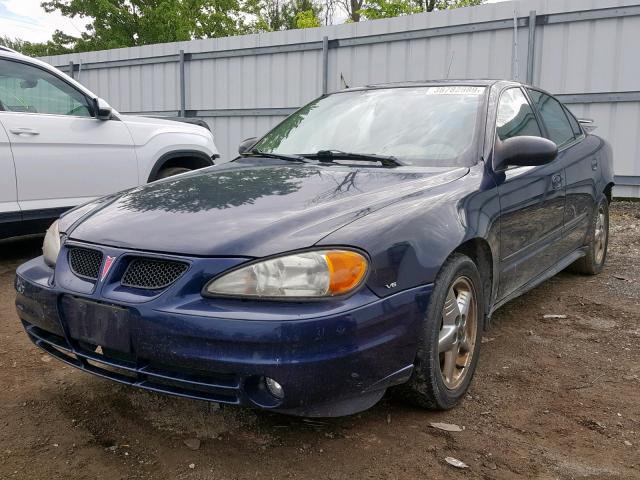 1G2NF52E94M582368 - 2004 PONTIAC GRAND AM S BLUE photo 2