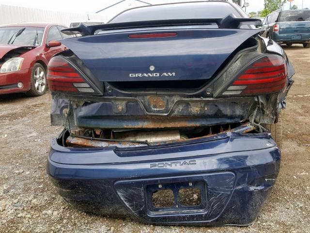 1G2NF52E94M582368 - 2004 PONTIAC GRAND AM S BLUE photo 9