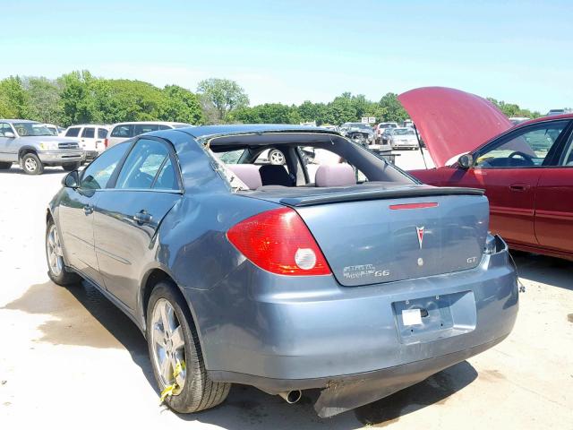 1G2ZH558964106139 - 2006 PONTIAC G6 GT BLUE photo 3