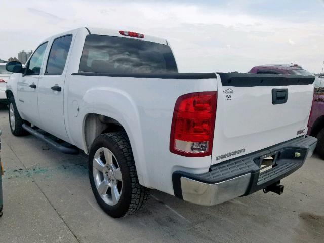 3GTP1TE08DG223930 - 2013 GMC SIERRA C15 WHITE photo 3