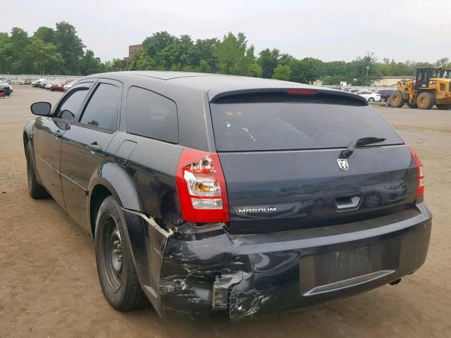 2D4FV47T96H128814 - 2006 DODGE MAGNUM SE BLACK photo 3