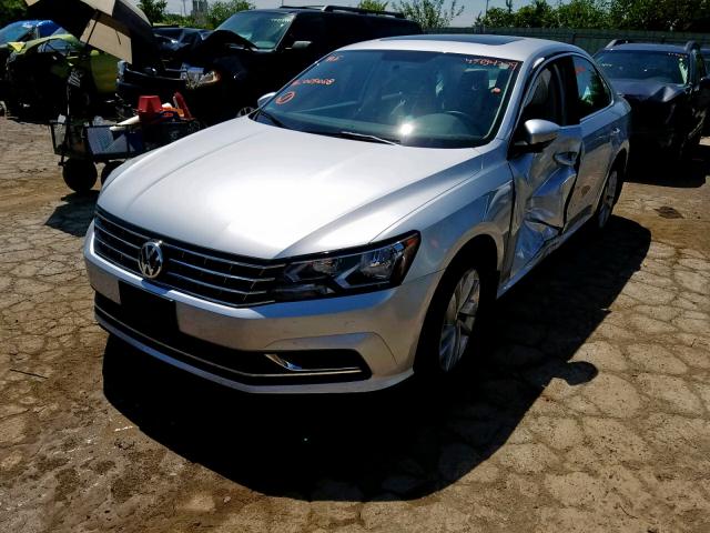 1VWBA7A37JC025028 - 2018 VOLKSWAGEN PASSAT SE SILVER photo 2