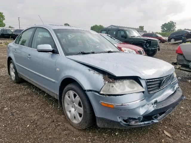 WVWRH63B03P184349 - 2003 VOLKSWAGEN PASSAT GLX BLUE photo 1