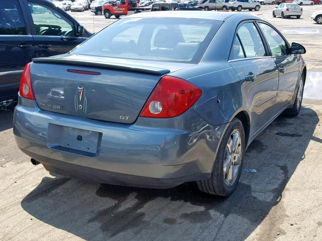 1G2ZH548754110884 - 2005 PONTIAC G6 GT BLUE photo 4