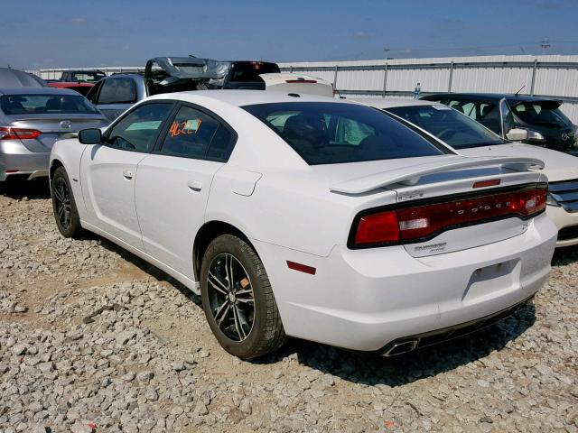 2C3CDXDT9EH182657 - 2014 DODGE CHARGER R/ WHITE photo 3