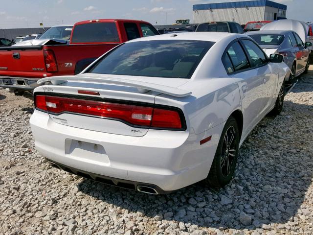 2C3CDXDT9EH182657 - 2014 DODGE CHARGER R/ WHITE photo 4