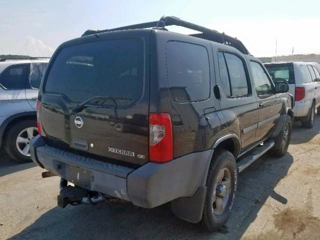 5N1ED28Y72C559297 - 2002 NISSAN XTERRA XE BLACK photo 4