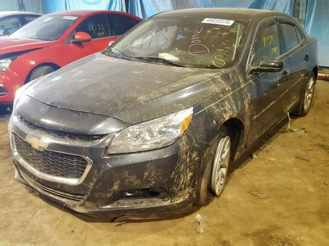 1G11C5SL2EF170471 - 2014 CHEVROLET MALIBU 1LT GRAY photo 2