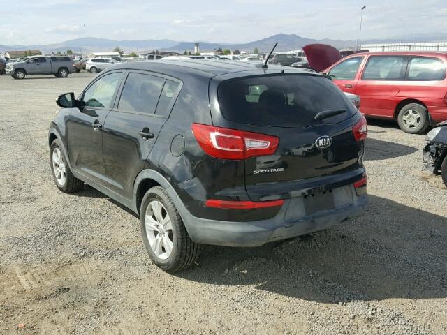 KNDPBCA21D7368436 - 2013 KIA SPORTAGE L BLUE photo 3