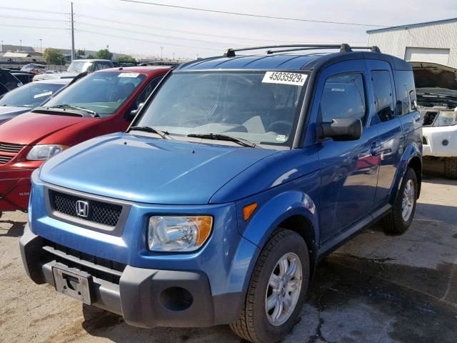 5J6YH27786L020976 - 2006 HONDA ELEMENT EX BLUE photo 2