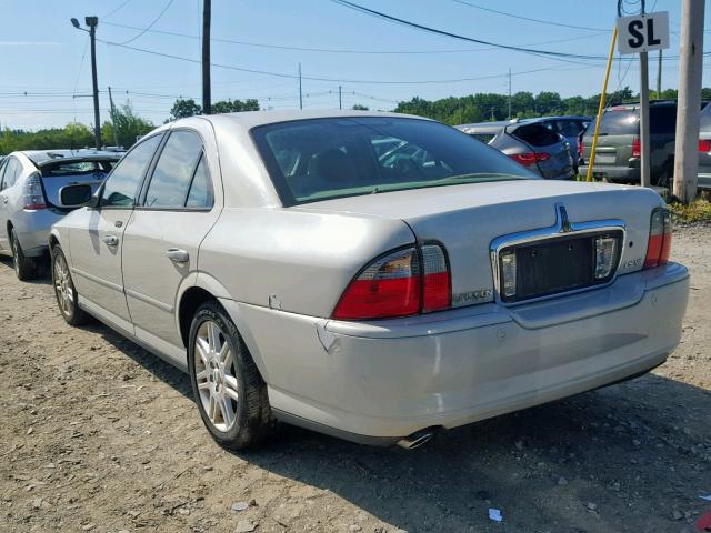 1LNHM87A75Y640909 - 2005 LINCOLN LS CREAM photo 3