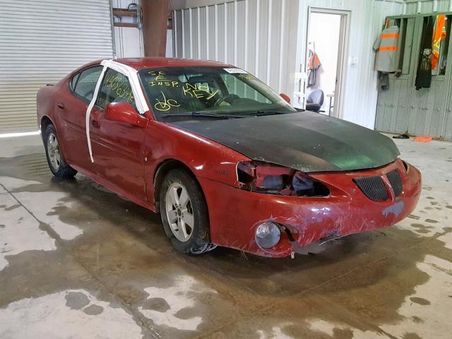 2G2WP552761271166 - 2006 PONTIAC GRAND PRIX RED photo 1