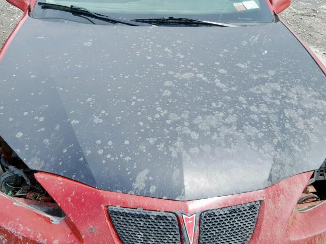 2G2WP552761271166 - 2006 PONTIAC GRAND PRIX RED photo 7