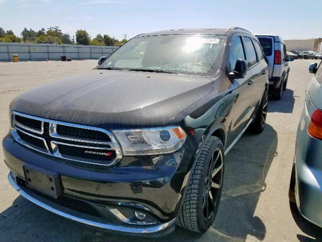 1C4RDHDG3FC764269 - 2015 DODGE DURANGO LI BLACK photo 2