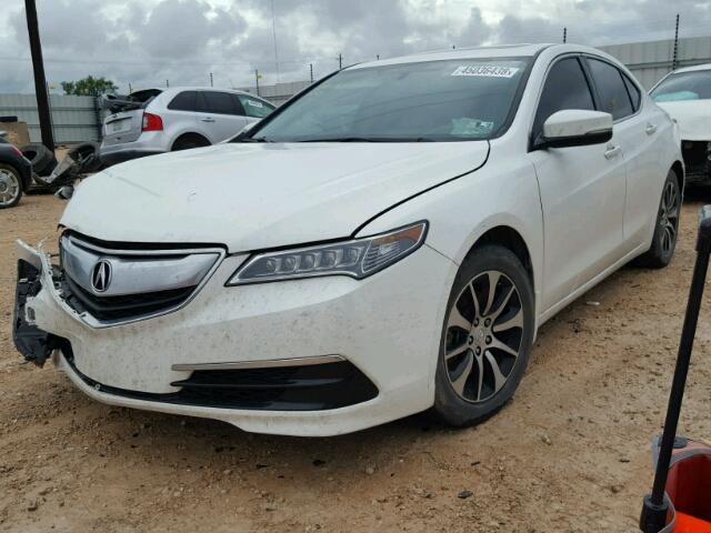 19UUB1F36GA003381 - 2016 ACURA TLX WHITE photo 2