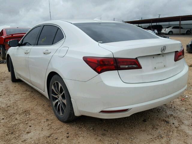 19UUB1F36GA003381 - 2016 ACURA TLX WHITE photo 3