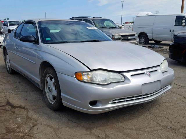 2G1WW12E749101225 - 2004 CHEVROLET MONTE CARL ვერცხლისფერი ფოტო 1