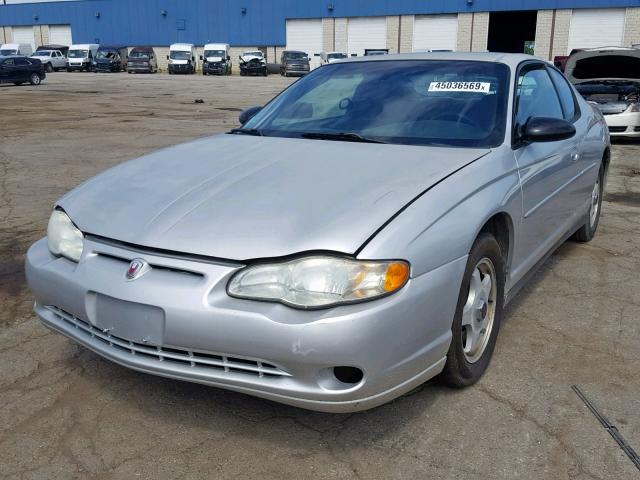 2G1WW12E749101225 - 2004 CHEVROLET MONTE CARL ვერცხლისფერი ფოტო 2