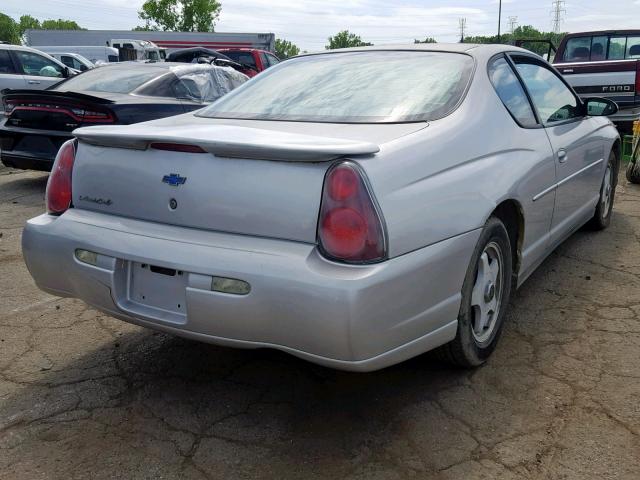 2G1WW12E749101225 - 2004 CHEVROLET MONTE CARL ვერცხლისფერი ფოტო 4