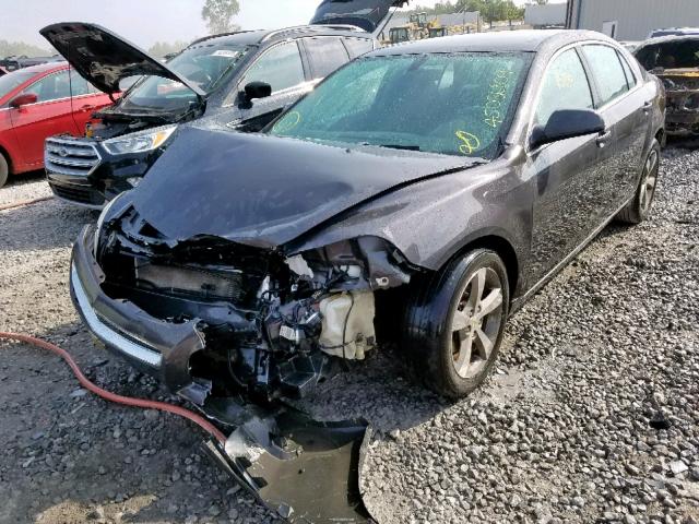 1G1ZC5E16BF182017 - 2011 CHEVROLET MALIBU 1LT GRAY photo 2