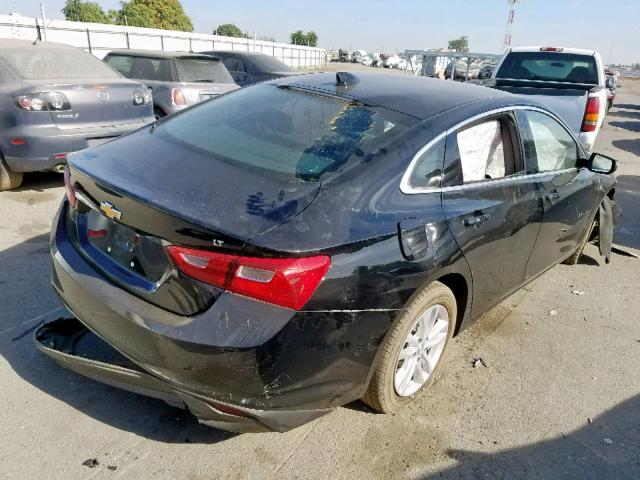 1G1ZE5ST3GF310592 - 2016 CHEVROLET MALIBU LT BLACK photo 4