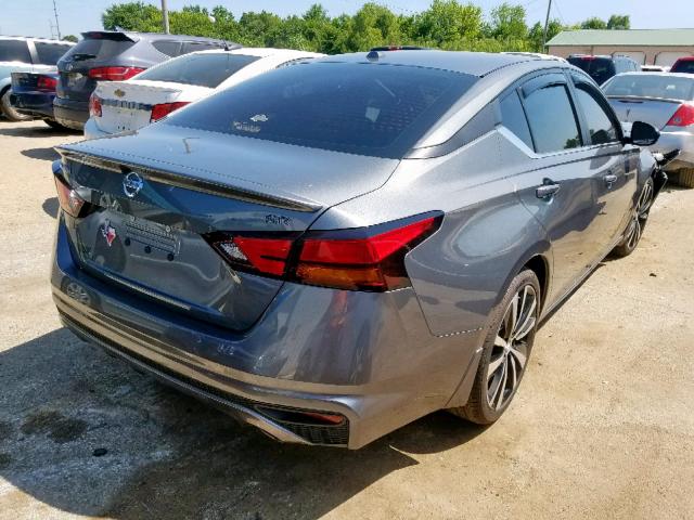 1N4BL4CV7KC123624 - 2019 NISSAN ALTIMA SR GRAY photo 4