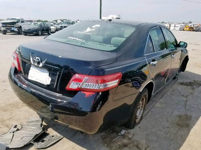 4T1BF3EK6BU669593 - 2011 TOYOTA CAMRY BASE BLACK photo 4