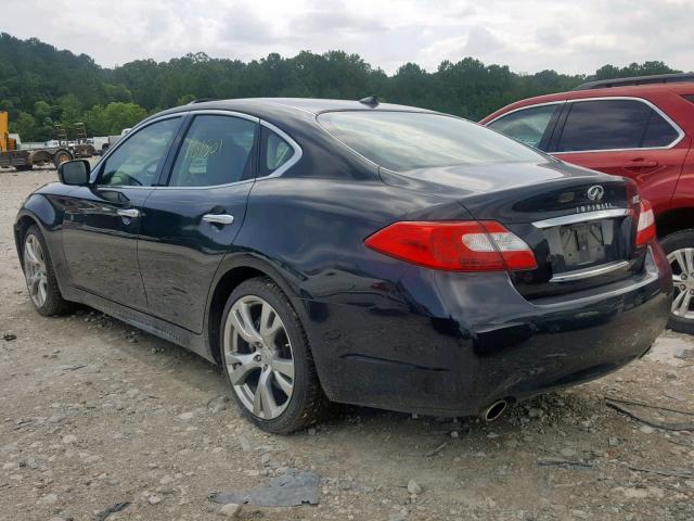 JN1BY1AP1BM321661 - 2011 INFINITI M37 BLACK photo 3