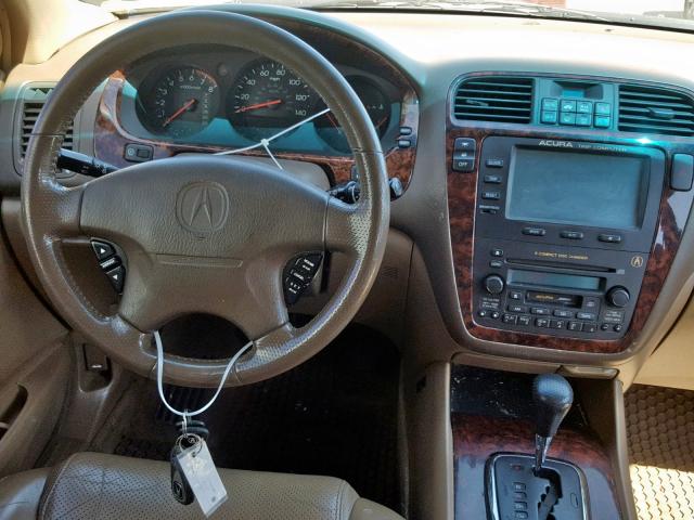 2HNYD18672H525779 - 2002 ACURA MDX TOURIN GOLD photo 9