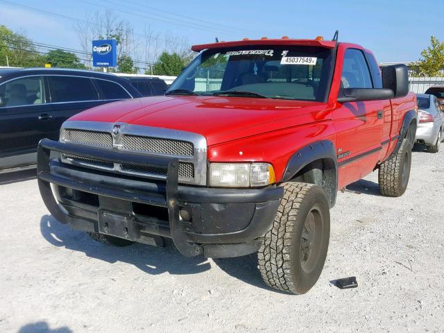 3B7KF22Z2WG128985 - 1998 DODGE RAM 2500 RED photo 2