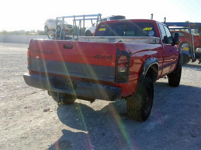 3B7KF22Z2WG128985 - 1998 DODGE RAM 2500 RED photo 4