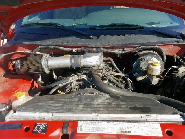 3B7KF22Z2WG128985 - 1998 DODGE RAM 2500 RED photo 7