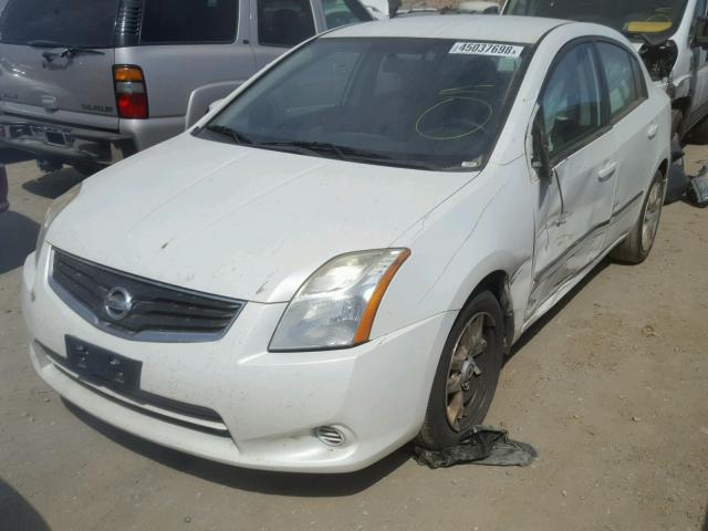 3N1AB6APXAL663533 - 2010 NISSAN SENTRA 2.0 WHITE photo 2