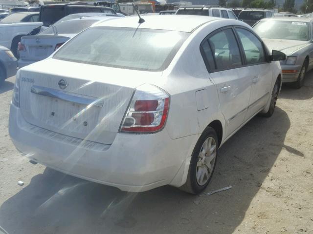 3N1AB6APXAL663533 - 2010 NISSAN SENTRA 2.0 WHITE photo 4