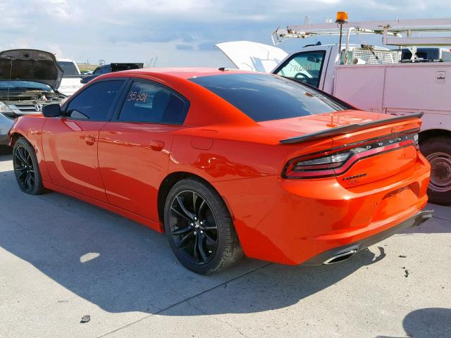 2C3CDXBG5JH247701 - 2018 DODGE CHARGER SX ORANGE photo 3