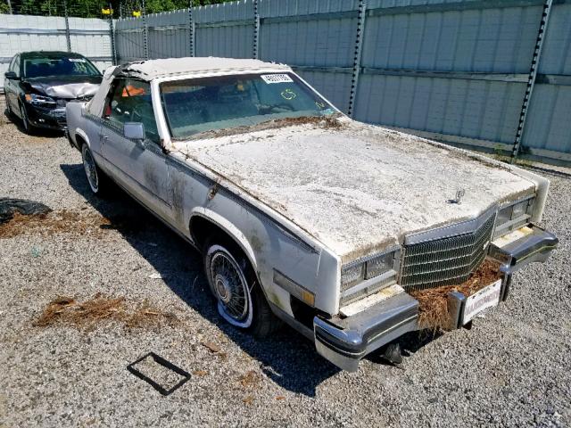 1G6AL6786EE619466 - 1984 CADILLAC ELDORADO B WHITE photo 1