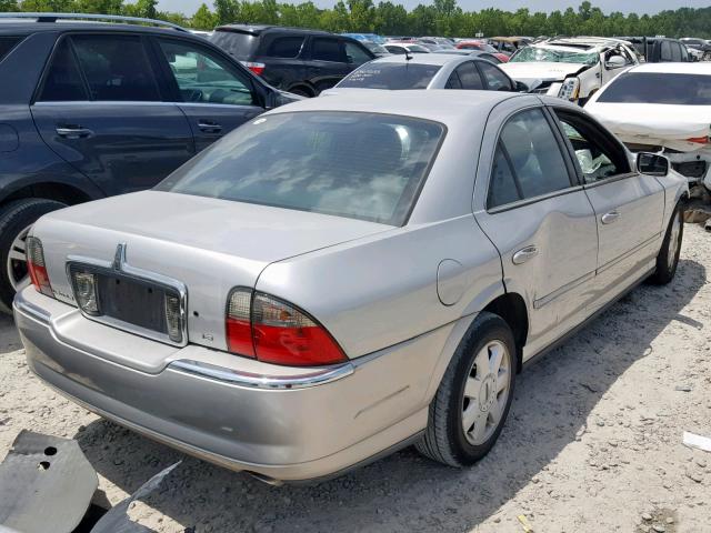 1LNHM86S25Y616396 - 2005 LINCOLN LS SILVER photo 4