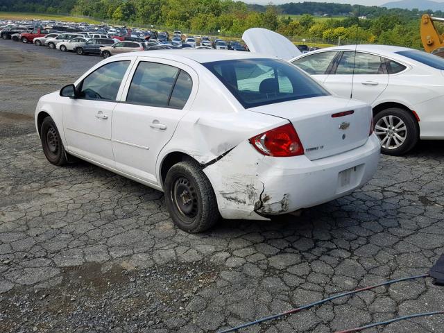 1G1AD5F54A7176205 - 2010 CHEVROLET COBALT 1LT WHITE photo 3