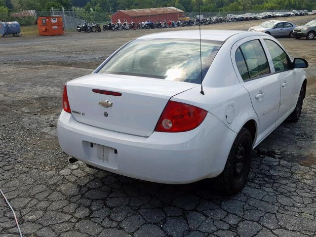 1G1AD5F54A7176205 - 2010 CHEVROLET COBALT 1LT WHITE photo 4