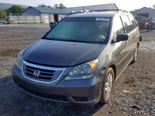 5FNRL382X8B066980 - 2008 HONDA ODYSSEY LX GRAY photo 2