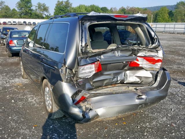 5FNRL382X8B066980 - 2008 HONDA ODYSSEY LX GRAY photo 3