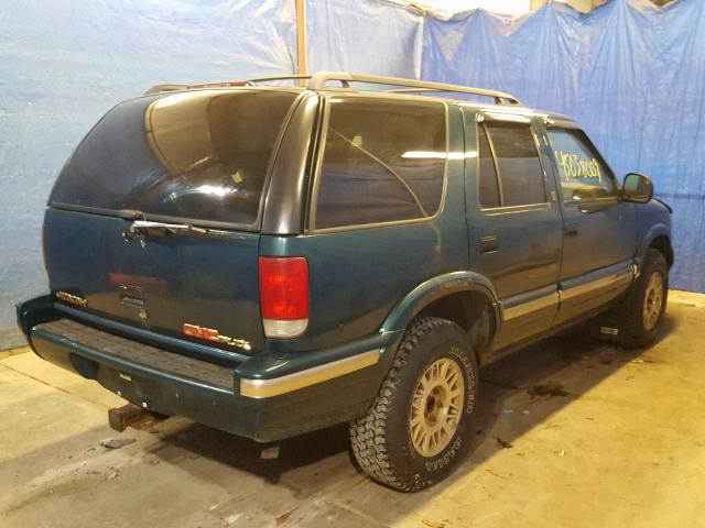 1GKDT13W0V2508063 - 1997 GMC JIMMY GREEN photo 4