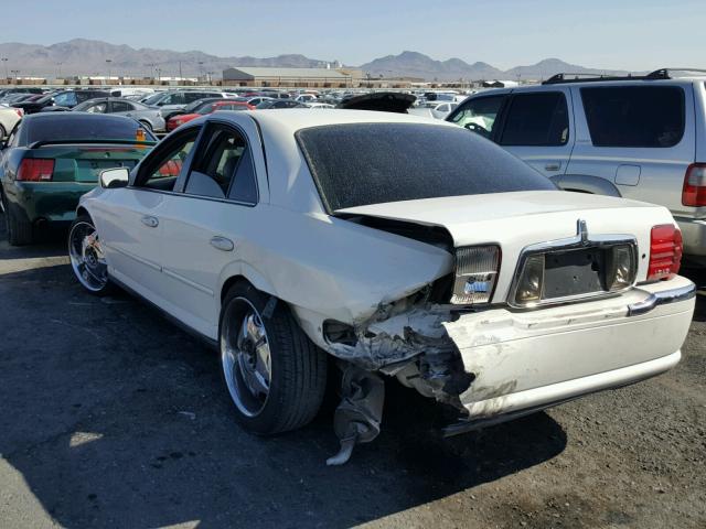 1LNHM87A02Y683760 - 2002 LINCOLN LS WHITE photo 3