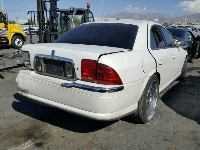 1LNHM87A02Y683760 - 2002 LINCOLN LS WHITE photo 4